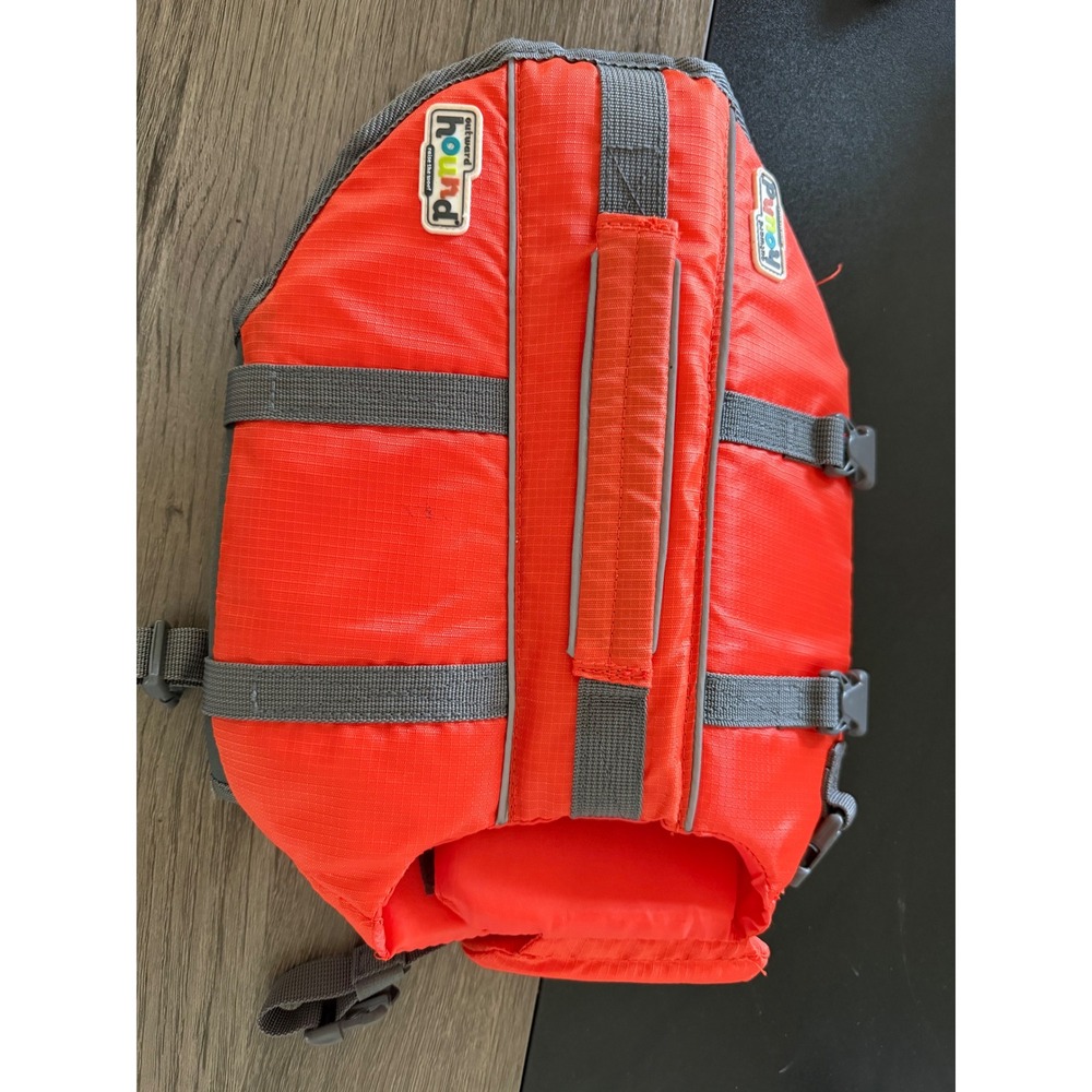 Outward‎ Hound Granby Dog Life Jacket Orange Small Ripstop PFD Vest 22019